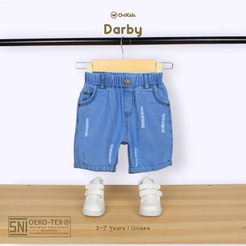 OVI KIDS - DARBY CELANA OVIKIDS - CELANA PENDEK ANAK - CELANA PENDEK OVI KIDS - CELANA JEANS ANAK [B