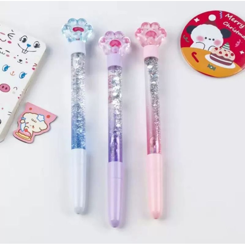 

PEN05001 - Pen Glitter Model Paw Cat Lucu