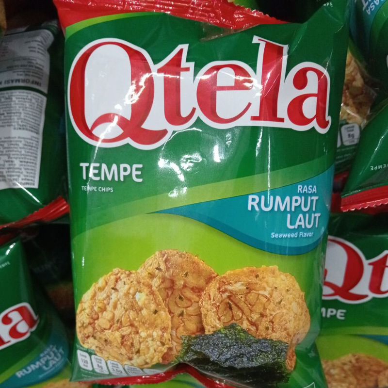 

Qtela Tempe Chips Rasa Rumput Laut 55g