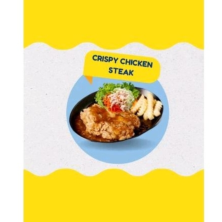 

Crispy chicken steak