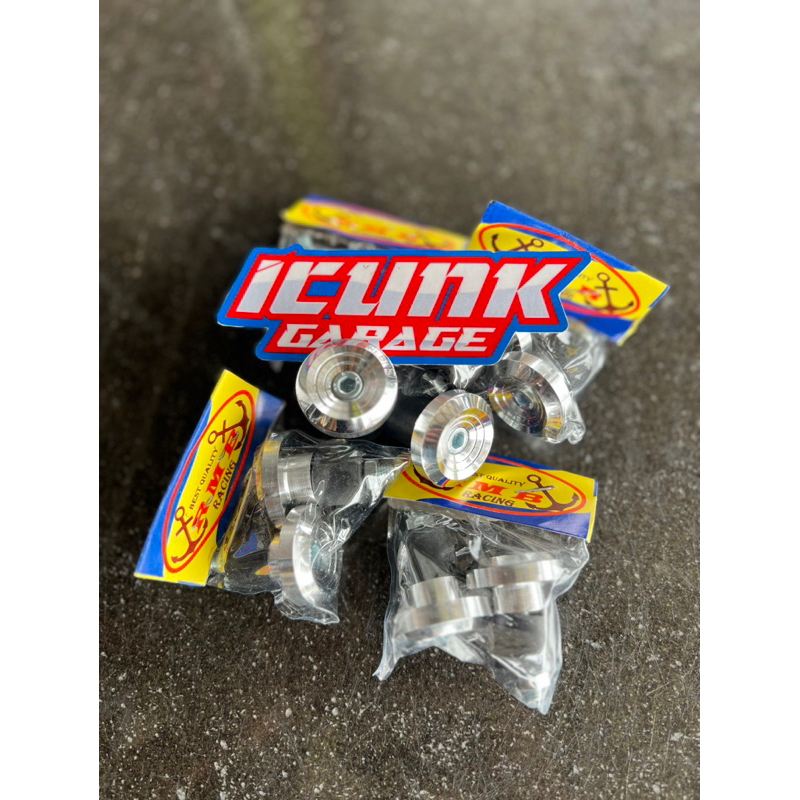 jalu stang monel tipis stainless CNC UNIVERSAL pnp semua motor bebek matic sport trail