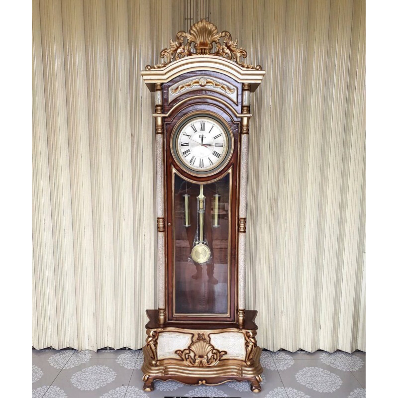 Lemari Hias Jam Kayu Jati Minimalis Lemari Jam Ukir Jepara