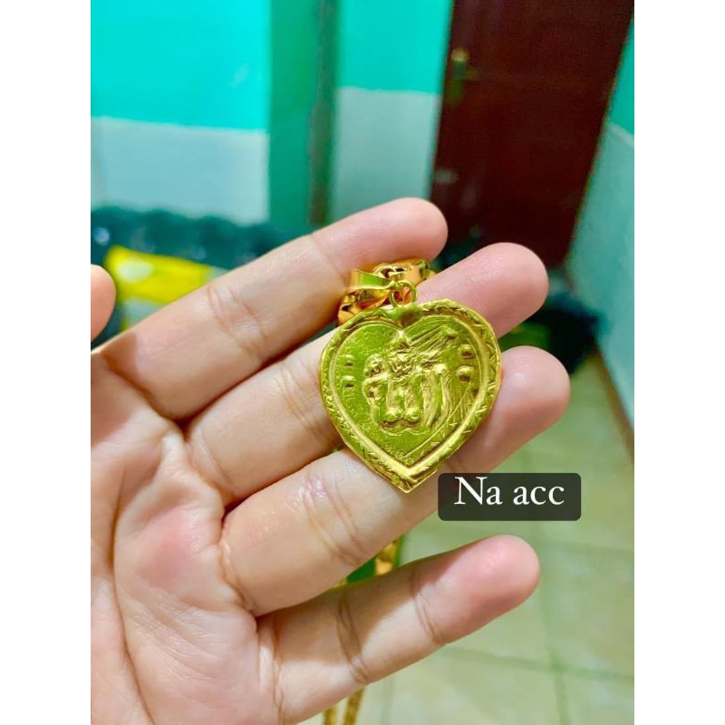 liontin love allah lapis emas