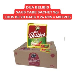 

Belibis Sambal Sachet 9gr, karton Isi 480 PCS