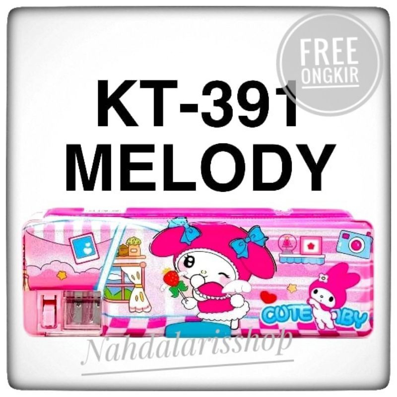 

Kotak Tempat Pensil MAGNET Anak Sanrio Kuromi My Melody Cinnamorol Bagus Lucu 2