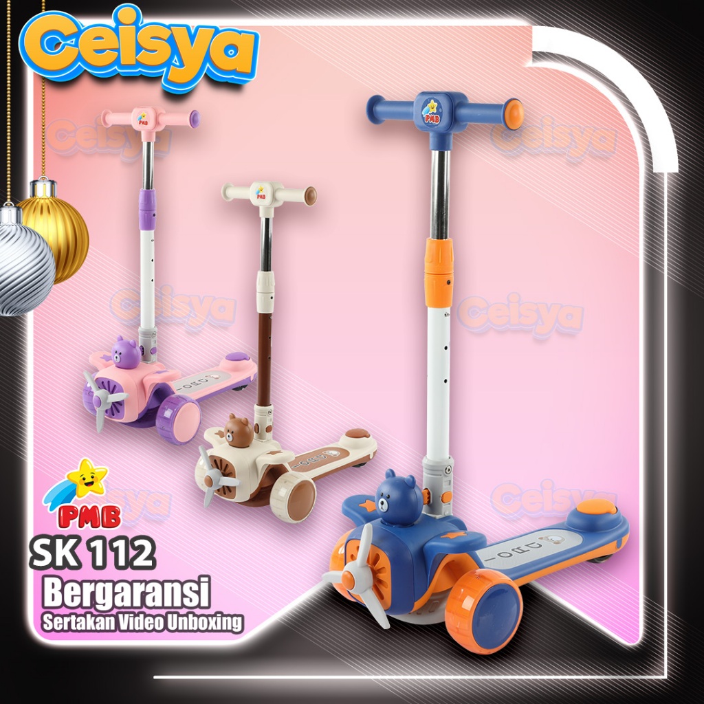 Scooter Anak Bisa Di Lipat  // Skuter Anak // Otoped Anak // Iora 112