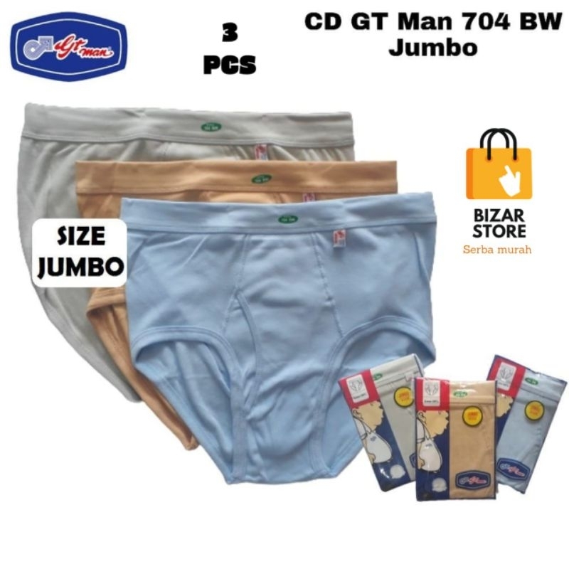 Cd Gt man jumbo ORIGINAL Celana Dalam Gt man Jumbo Original 3Pcs