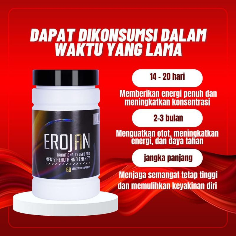 Erojan - Erojan Wellous Original Asli 100% Isi 60 Kapsul