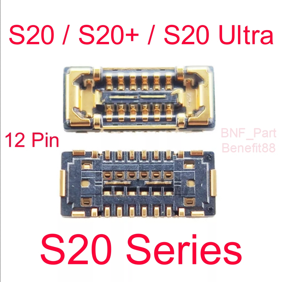 12 Pin FPC Socket Antena Sinyal di Mesin Samsung Galaxy S20 / Galaxy S20+ / Galaxy S20 Ultra