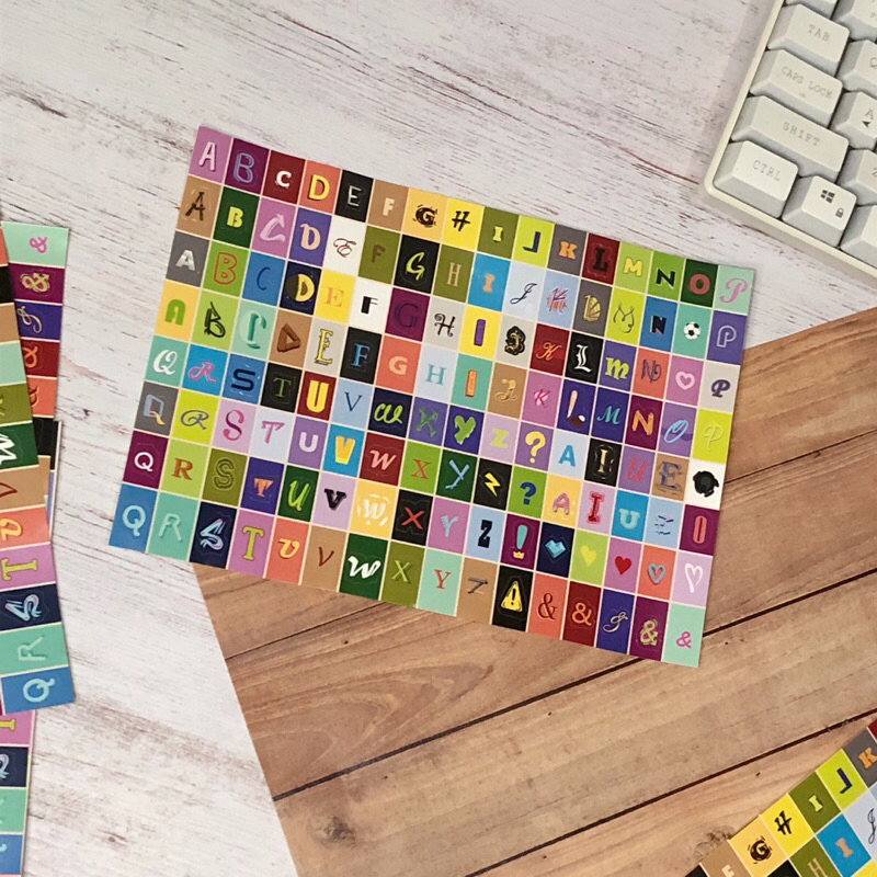 

CLAWS | Sticker Huruf | Sticker ABC | Sticker Scrapbook | Aesthetic | Lucu | Vintage | Sticker Angka | Sticker Jumber