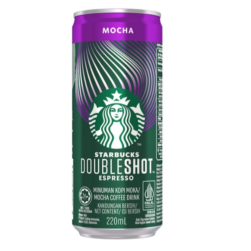 

STARBUCKS Doubleshot Mocha Can 220 ml kopi instan