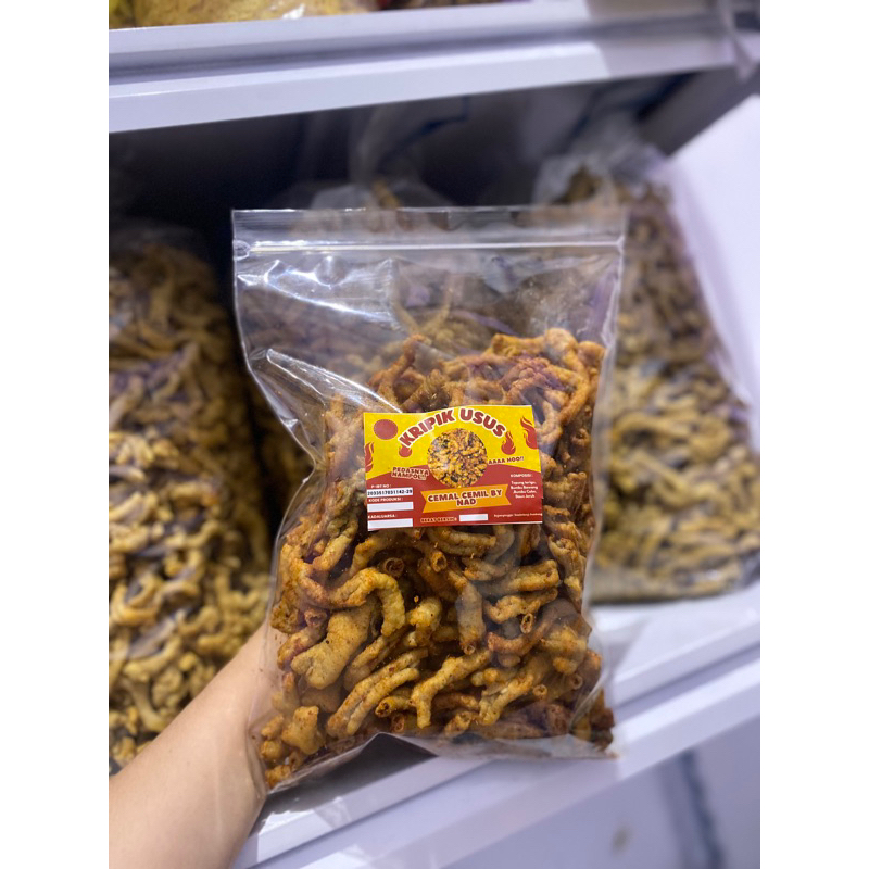 

Usus Crispy Pedas Daun jeruk 500gr