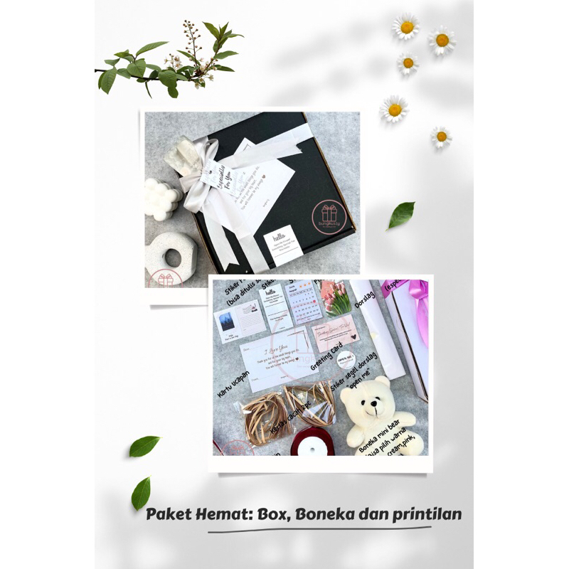 

(Paket Hemat) Box Hampers | Gift Box | Kotak kado Ulang Tahun | Hampers | Kardus Hampers | Kardus Packing | Kotak Kado | Kado Wisuda | Kado Ulang Tahun Cewek Happy birthday Anniversary Graduation Milad Estetik Lengkap dengan Kartu Ucapan buble wrap