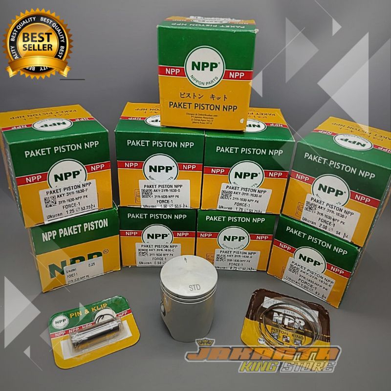 seher piston kit npp fizr F1Zr force1 os standar 25 50 75 100 125 150 175 200 npp