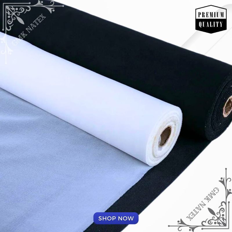 Kain Trikot Lem R22 Untuk Lapisan Baju Batik @100yard
