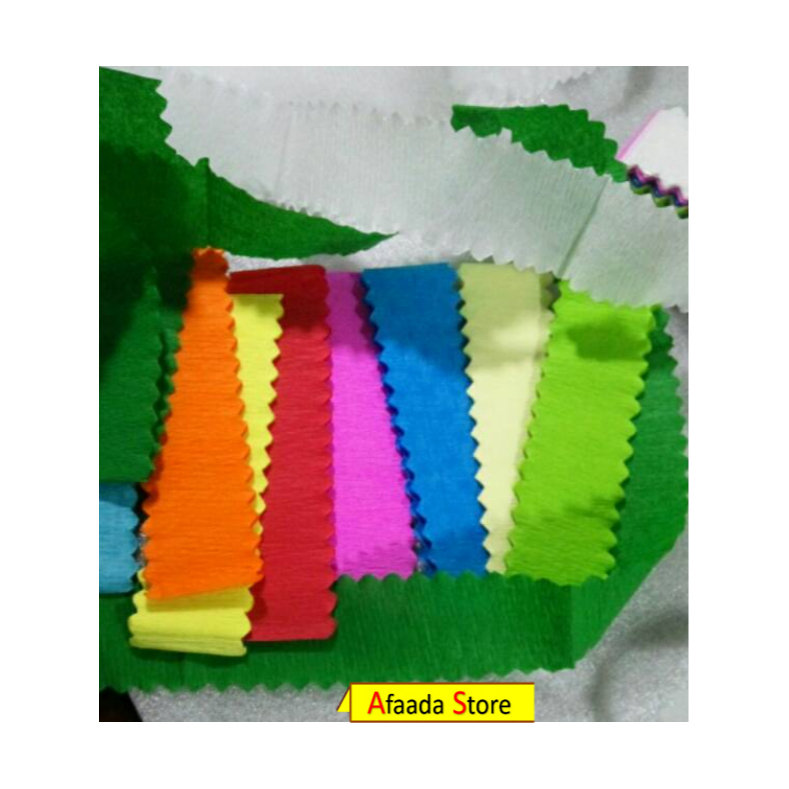 

Kertas krep potong besar dan kecil Warna warni