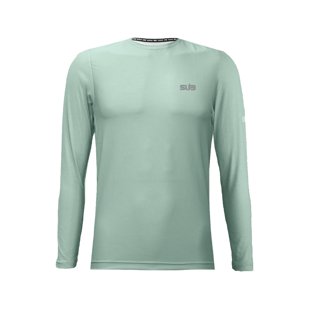 Sub Jersey SUB Basic Men Long Sleeve Running Jersey - Baju Lari Aktif Lengan Panjang Long Sleeves