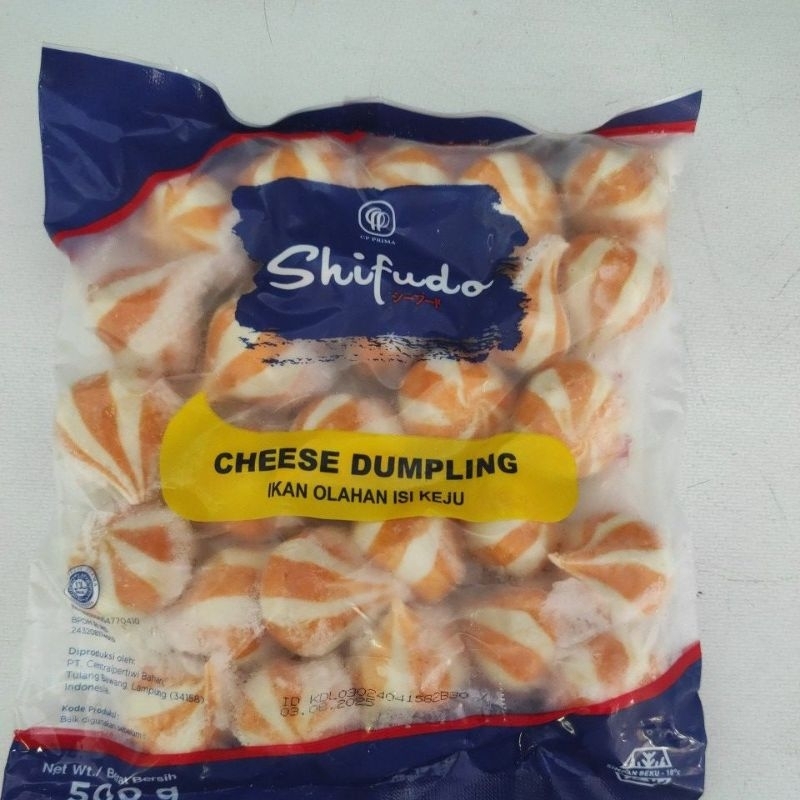 

Shifudo Dumpling Cheese - Ikan Olahan isi Keju 500gr