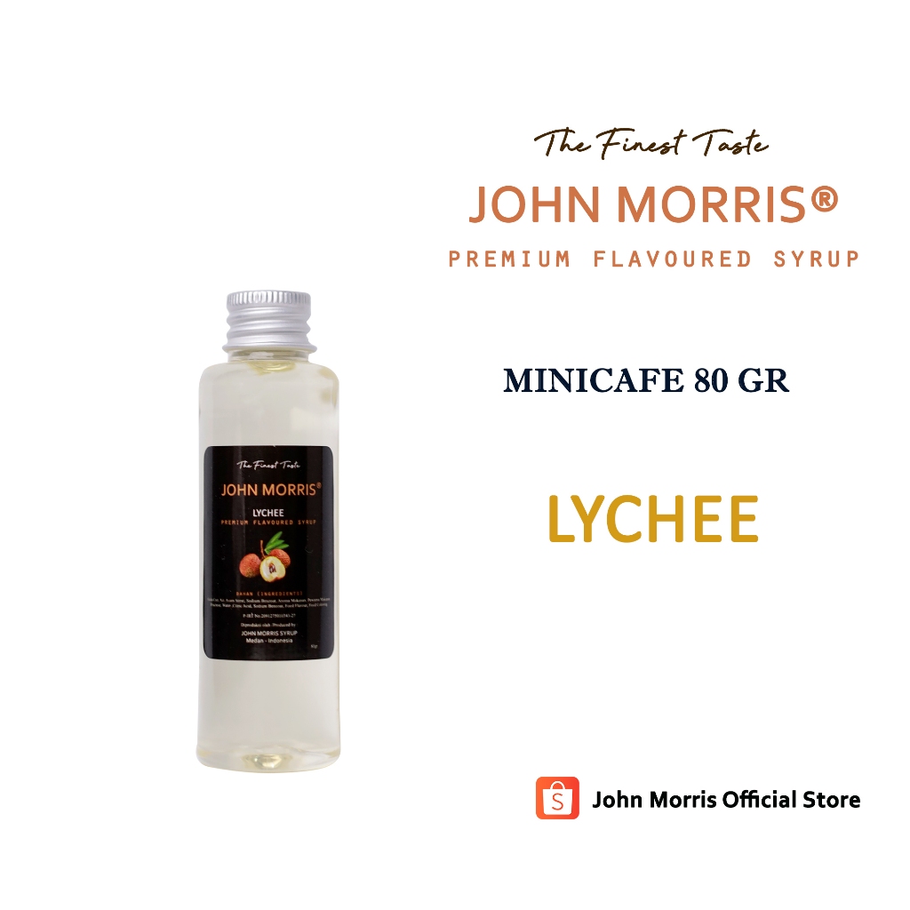 

JOHN MORRIS Minicafe Lychee Syrup 80 gr