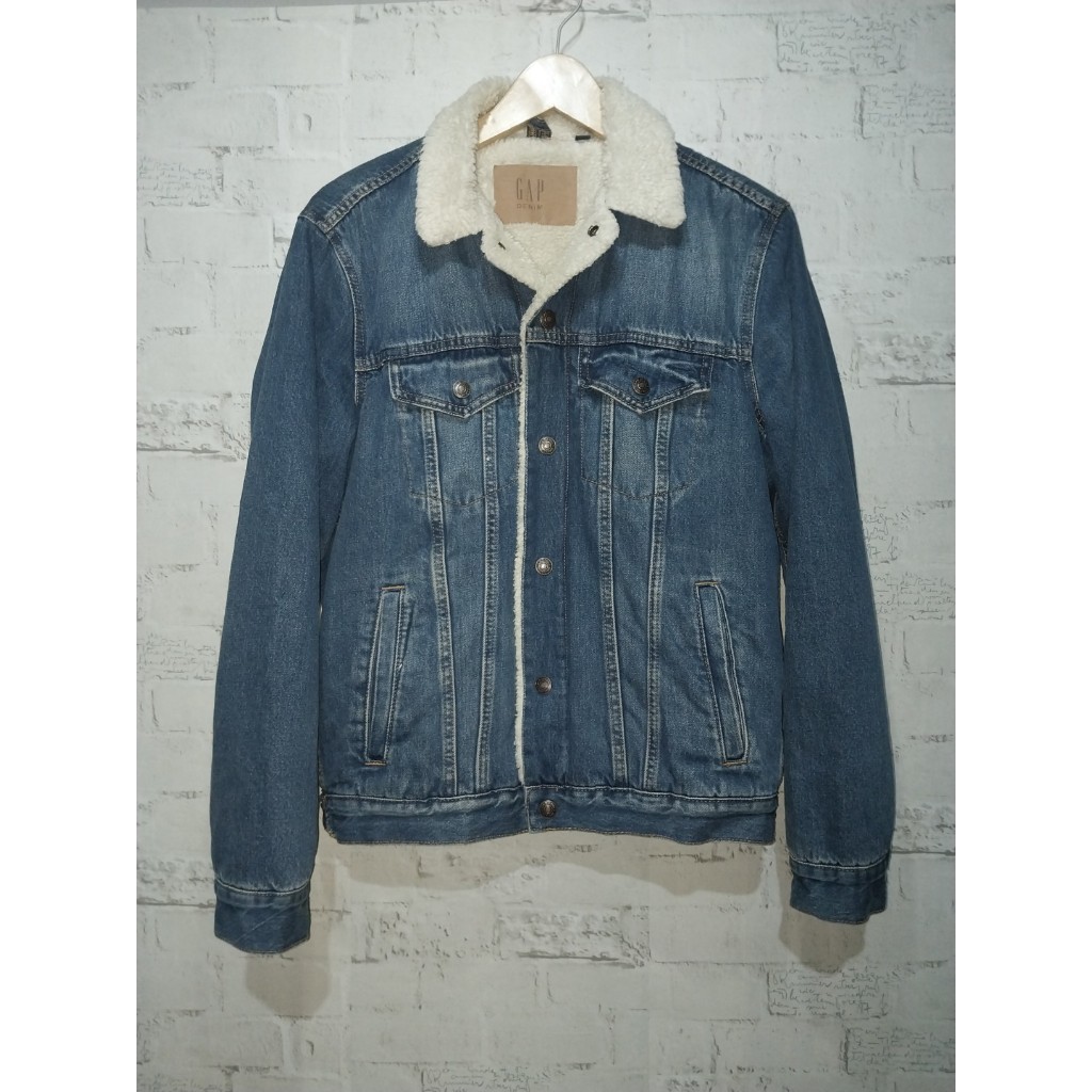 Trucker denim sherpa GAP