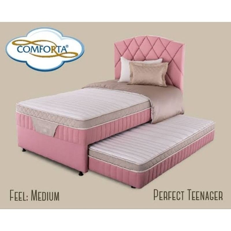 Kasur Springbed Latex 2 in 1 Bed Sorong Kasur Anak Comforta Perfect Teenager 120 x 200