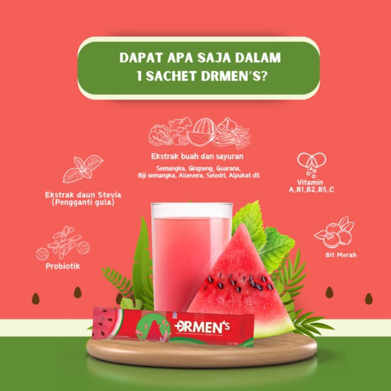 

Dr Mens Minuman Kesehatan vitalitas rasa Semangka