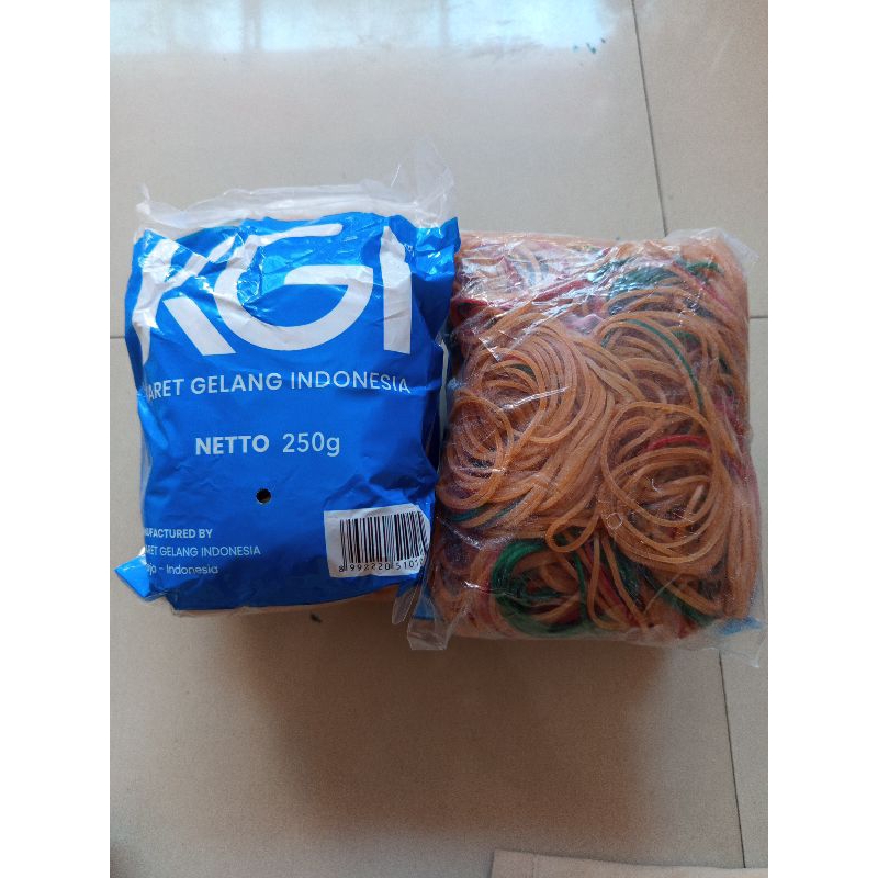 

Gelang Karet Bening KGI isi 250 gr