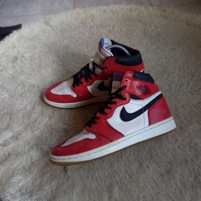 Air Jordan 1 Retro High Spider Origin Story sepatu sneakers original second preloved bekas
