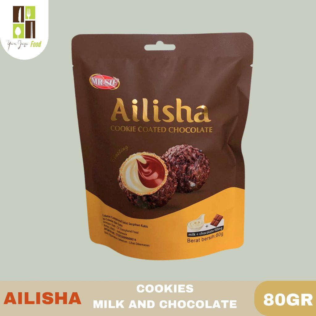 

Ailisha Coated Cookies Choco Ball / MIlk Choco / Strawberry Choco / Snack Impor Kemasan 80gr