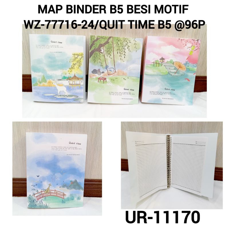 

MAP BINDER A5 BESI MOTIF WZ-77725-24/quiet time