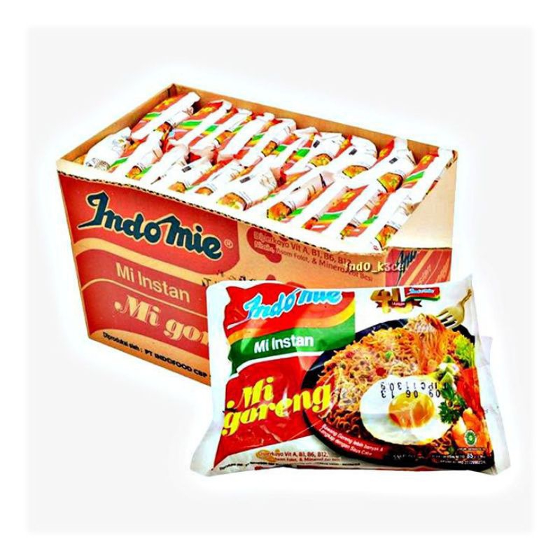 

INDOMIE GORENG, MIE INSTAN 85 GRAM
