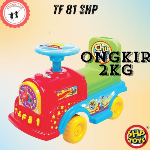 Mainan Anak kereta thomas Train TF 81 SHP Toys Kereta Api Mobil dorong anak tunggang INSTAN SAMEDAY