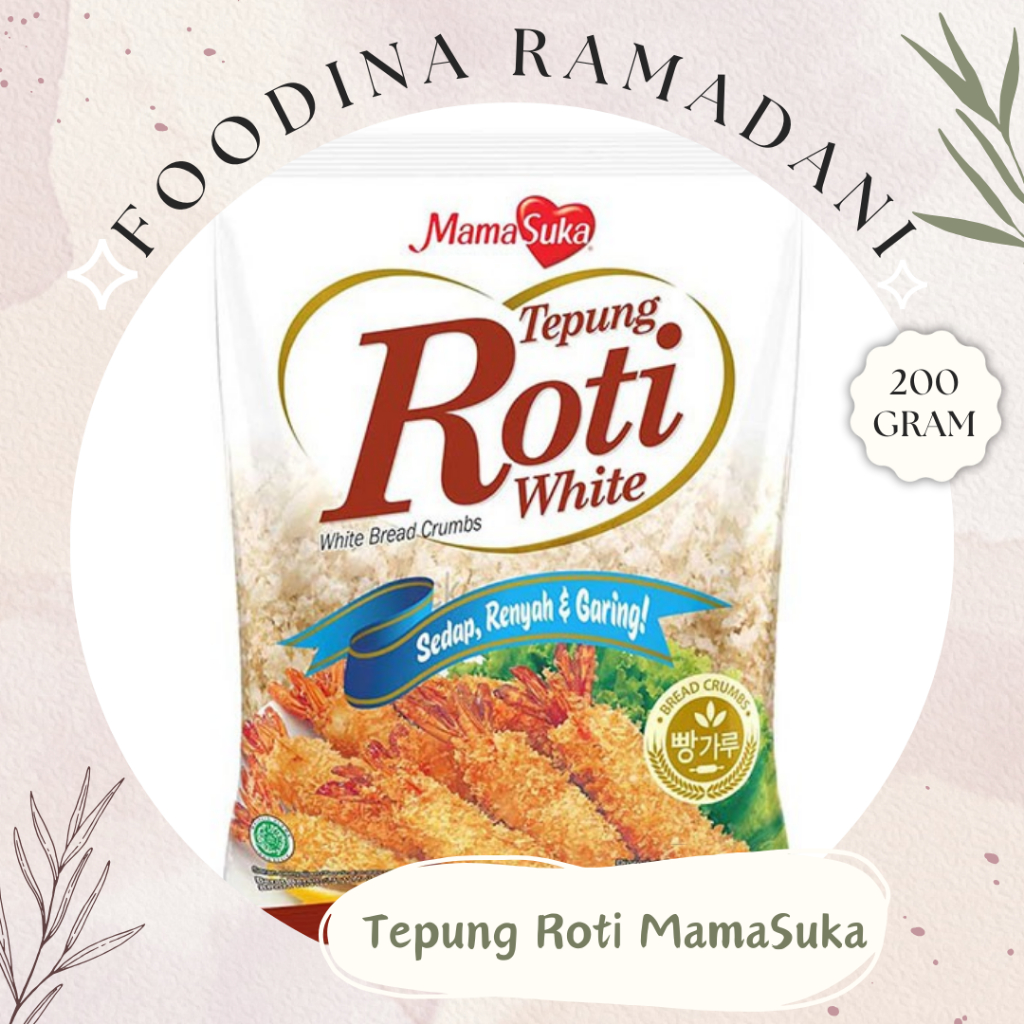 

TEPUNG ROTI Panir Putih - Bread Crumbs MamaSuka [ 200gr ] Harga Per BKS