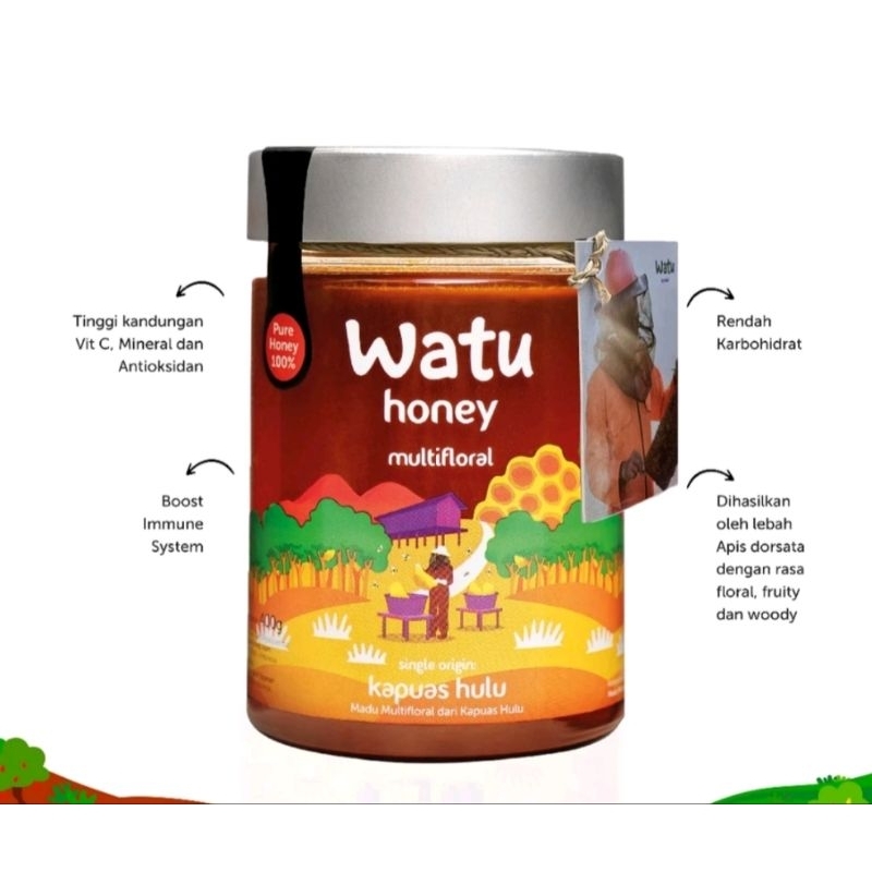 

madu murni watu honey 1 karton