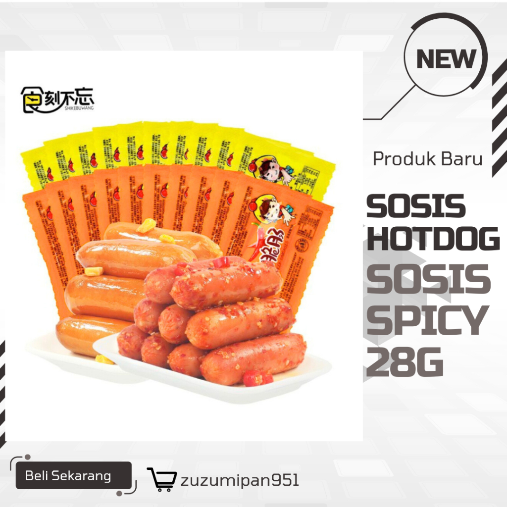 

Sosis Hotdog Premium - Rasa Spicy & Jagung|Cemilan Berkualitas, Harga Terjangkau