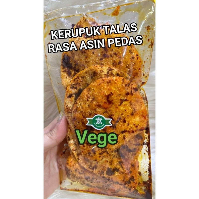 

Kerupuk Opak vegetarian dijamin enk ya
