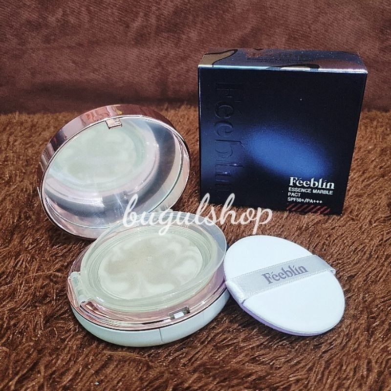 Bedak Jutanhak FEEBLIN Essence Marble Pact (SPF50+/PA++)
