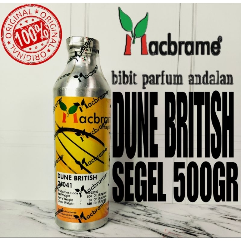 Bibit/biang parfum DUNE BRITISH (Dunhill London) segel 500gr by macbrame