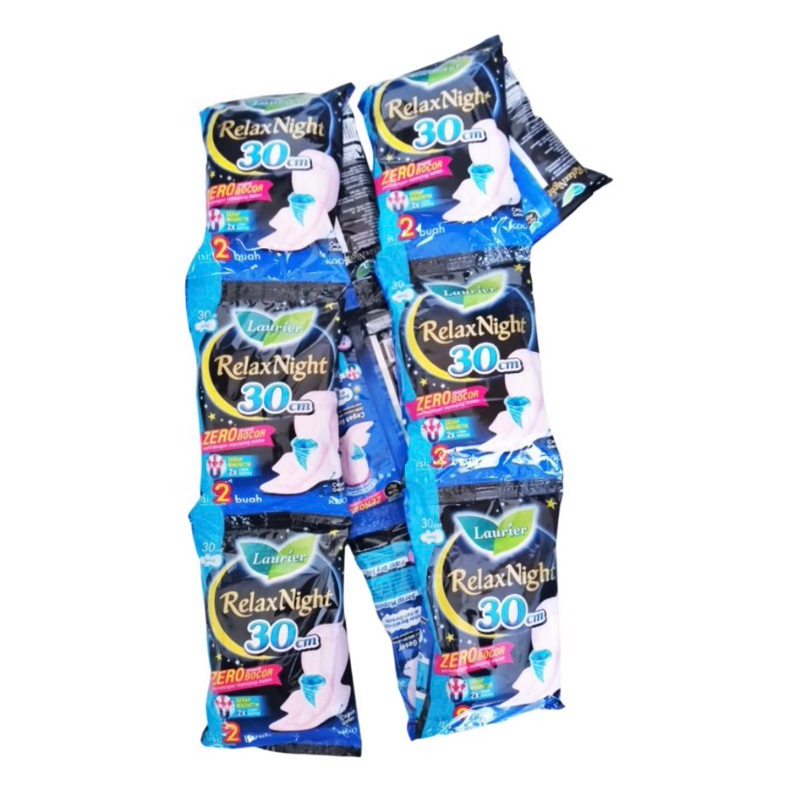 Laurier Relax Night 30cm Renceng isi 20 pcs
