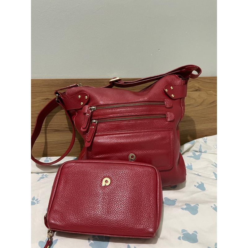 Tas Papillon Warna Merah bekas (Preloved Tas Papillon Bekas) READY TAS NYA SAJA YAA DEAR