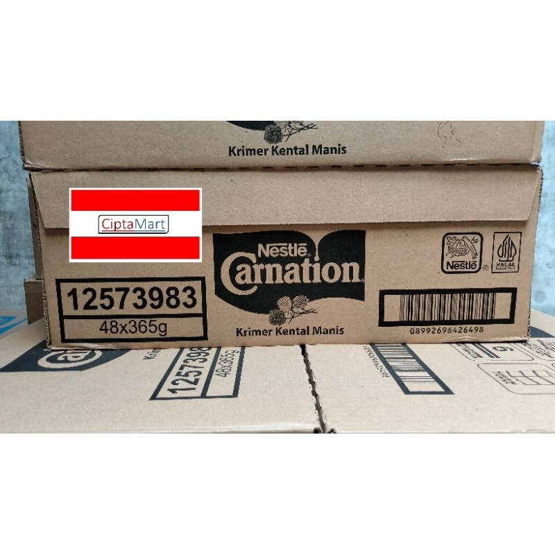 

Nestle Carnation Krimer Kental Manis 48 x 365 gr (1dus)