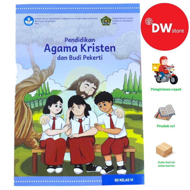 Buku Agama Kristen Kelas 6 SD Kurikulum Merdeka