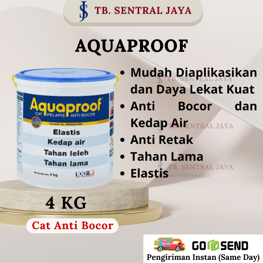 Aquaproof 4 Kg/Cat Anti Bocor/Cat Tembok Aquaproof/Cat Kedap Air