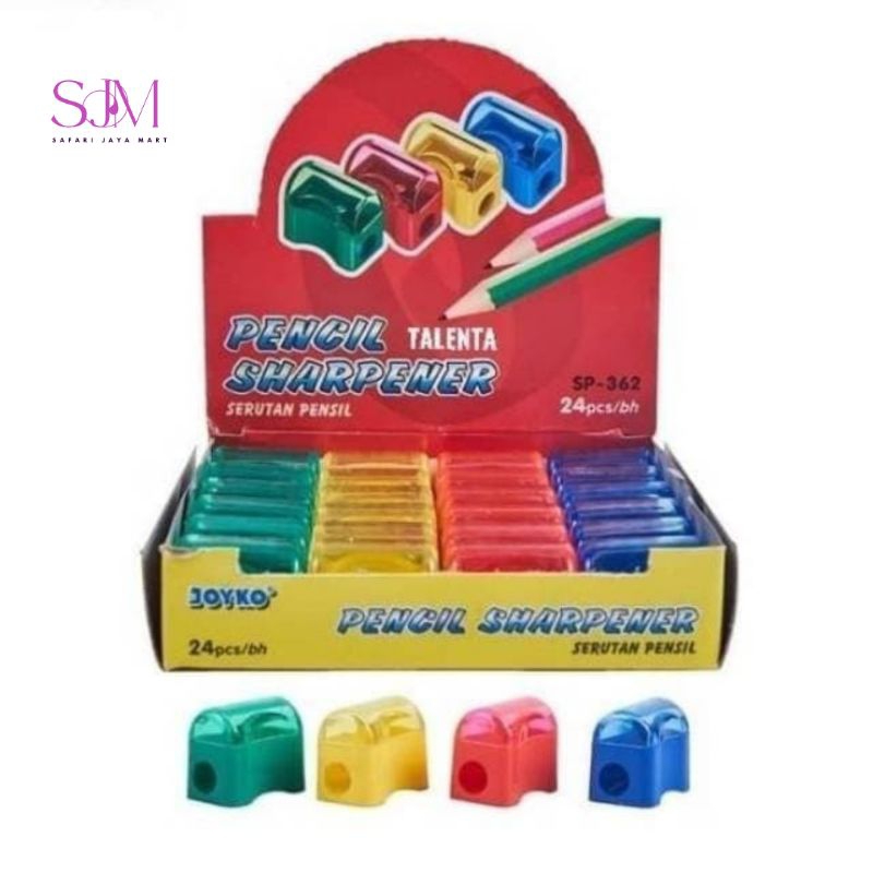 

Serutan Pensil Joyko Pencil Sharpener Tajam Rautan Pensil Mini Murah