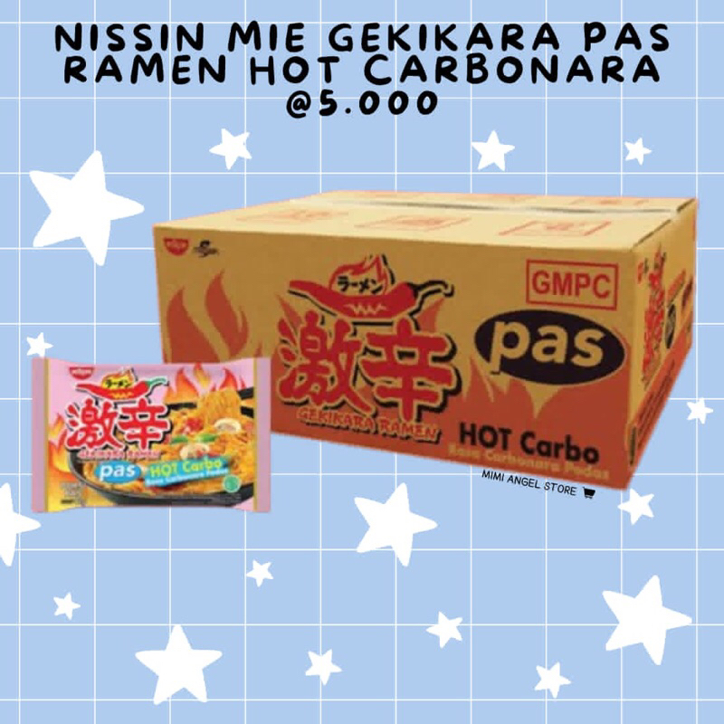 

Nissin Mie Gekikara Ramen Hot Carbonara - Harga Per Pcs