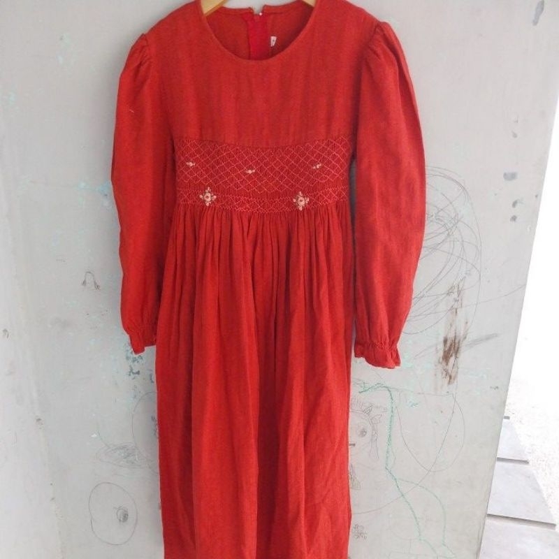 smocked dress