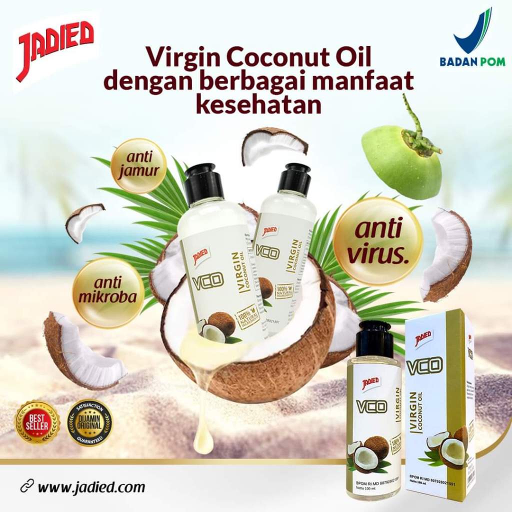 

VCO Virgin Coconut Oil - Minyak Kelapa Murni 100% Original