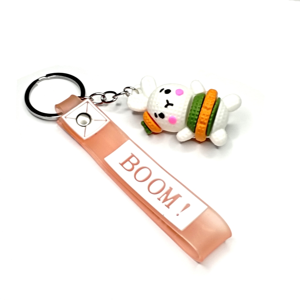 

Kelinci Rabbit Bunny Keychain Gantungan Kunci Silikon Strap 1248