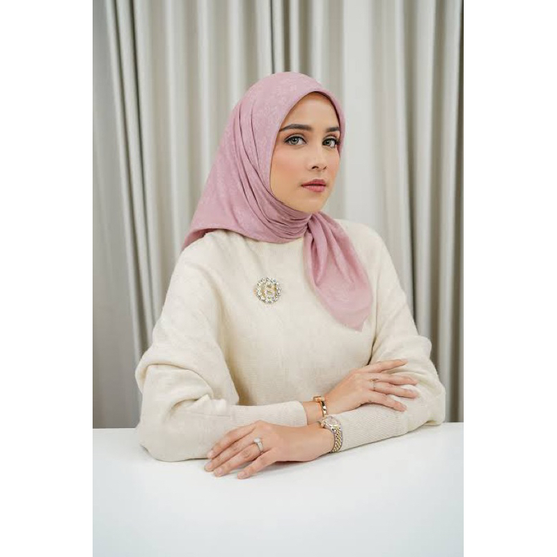 buttonscarves monogram scramble peony