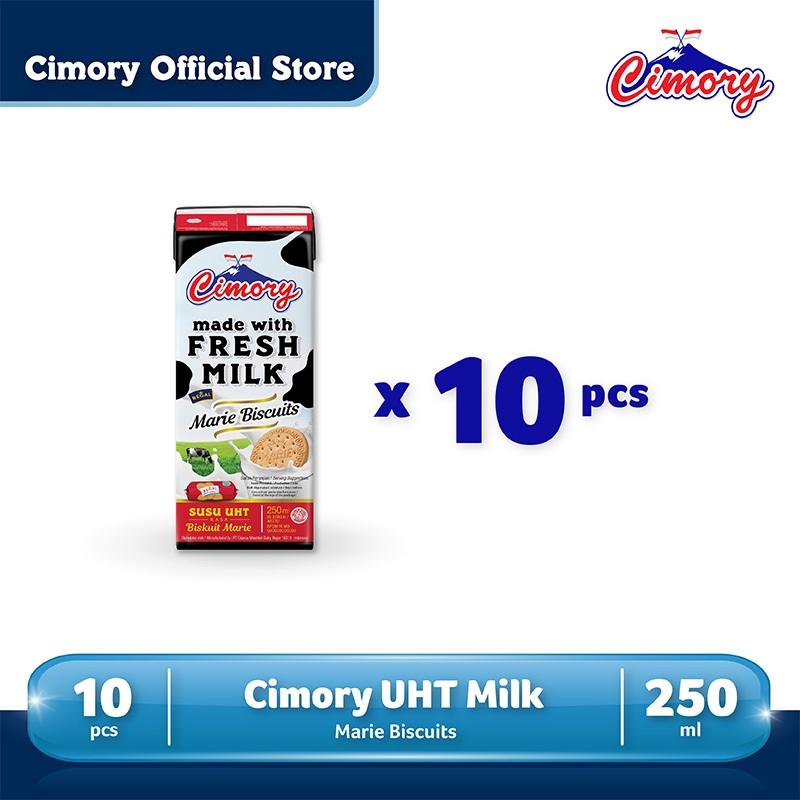 

Cimory Fresh Milk Marie Biscuit 10 Pcs